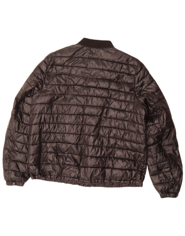 Jachetă căptușită pentru femei Massimo Dutti UK 16 Poliester negru mare