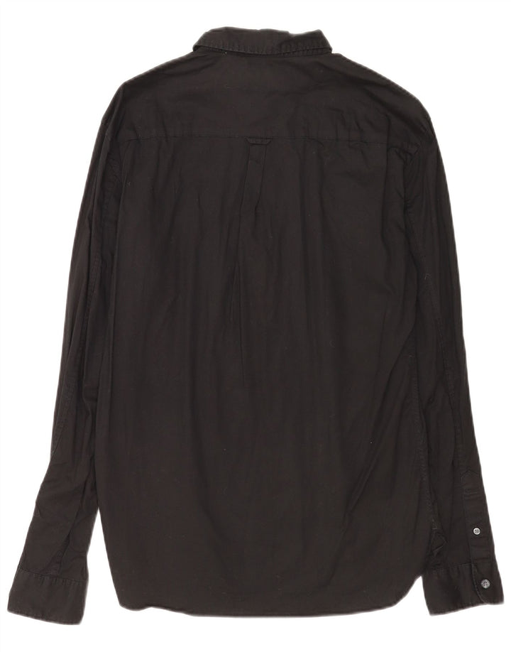 Cămașă bărbați All Saints Bumbac negru mic
