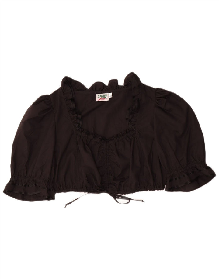 Bluză Crop Top pentru femei COUNTRY IT 42 Poliester mediu negru