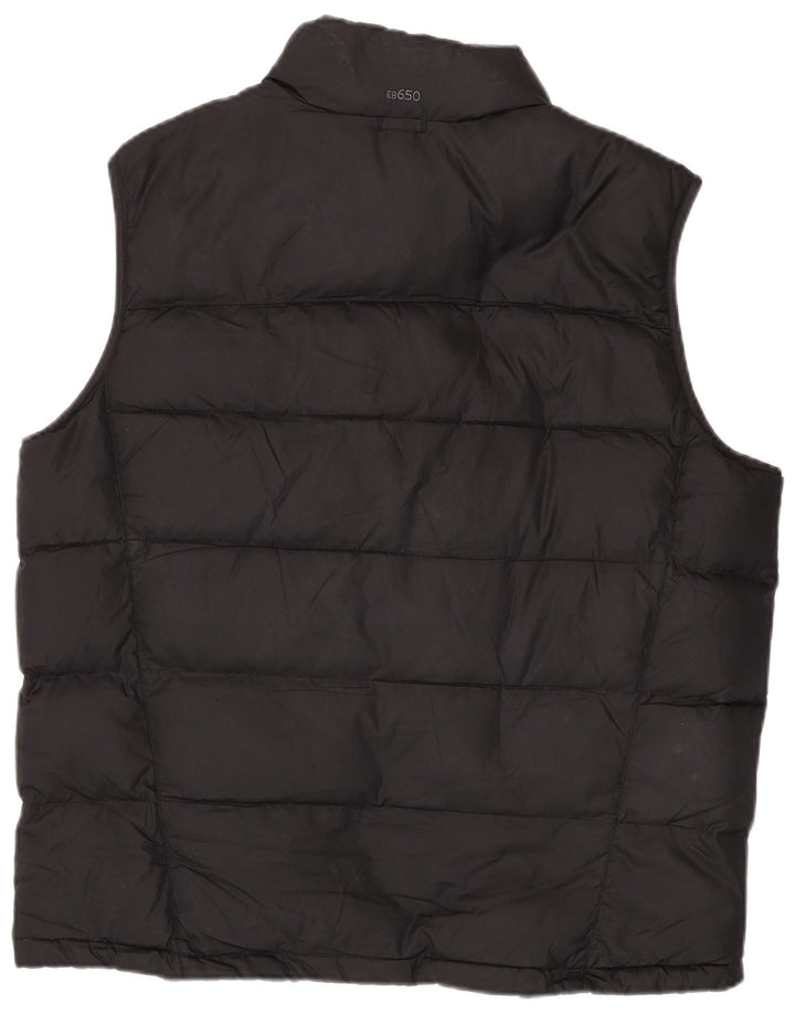 EDDIE BAUER Gilet căptușit pentru bărbați UK 40 Poliester negru mare