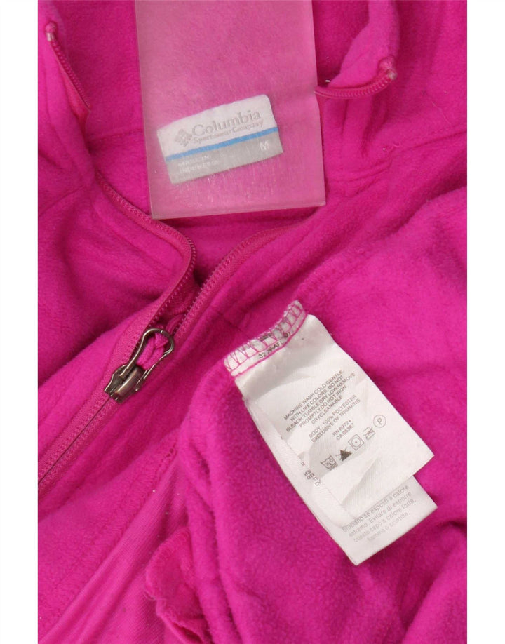 Jachetă fleece Columbia pentru femei UK 14, poliester roz mediu