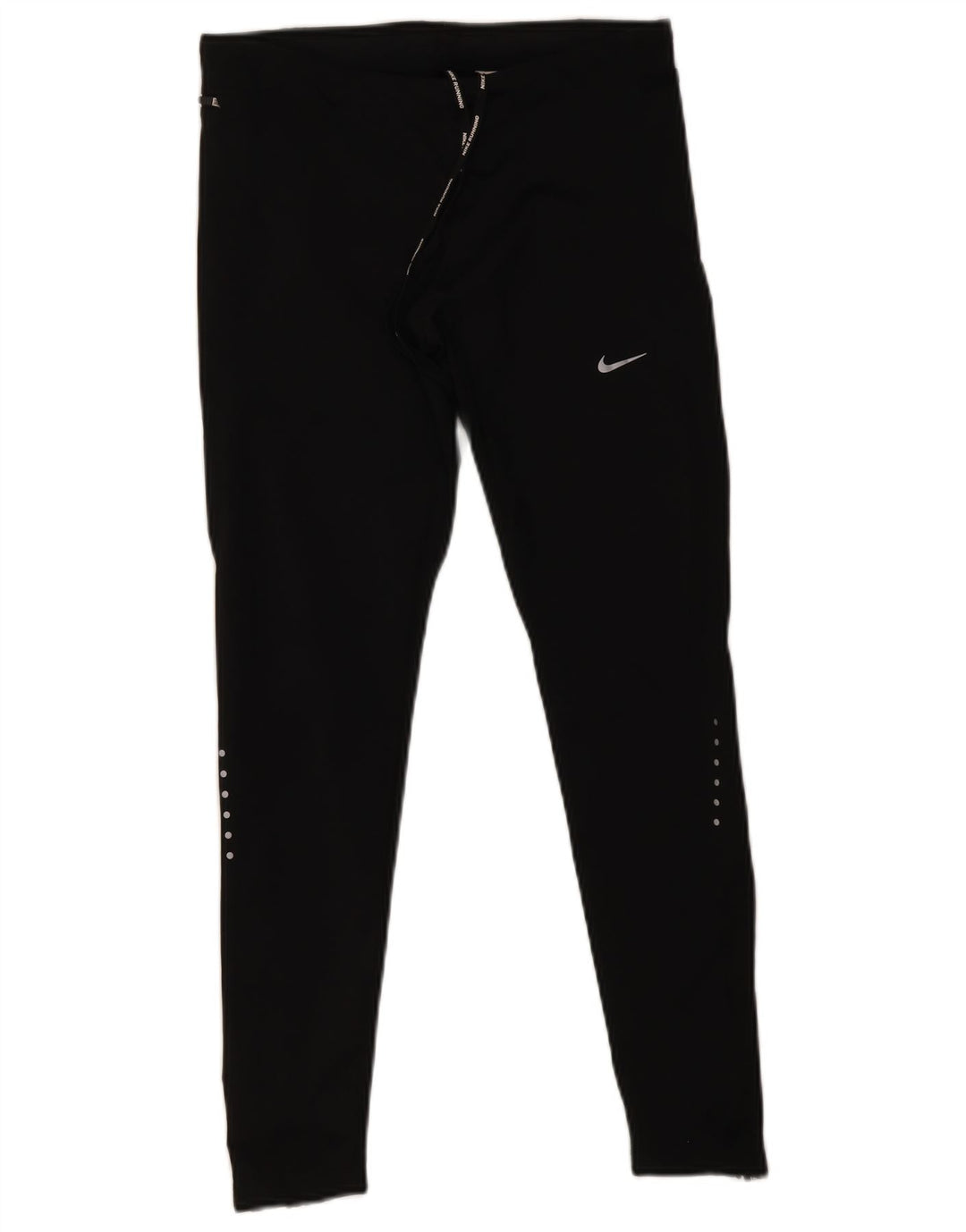 Leggings Nike Dri Fit pentru femei UK 12 Poliester mediu negru
