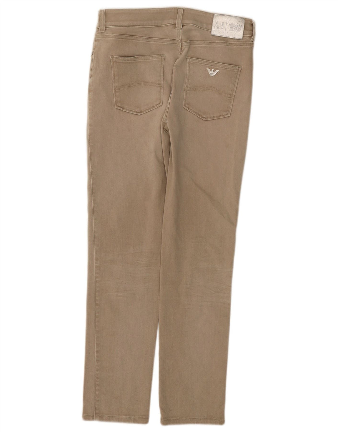 Blugi slim pentru femei Armani W30 L28 bumbac bej