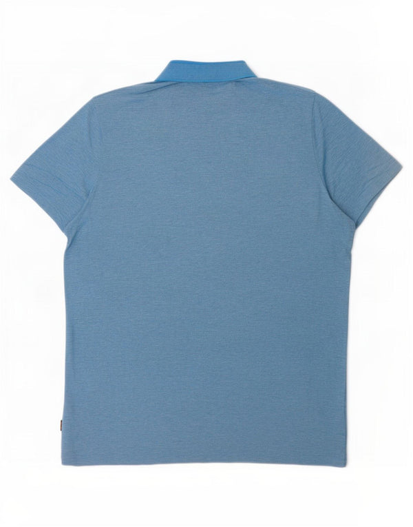 Tricou polo pentru bărbați Hugo Boss 2XL, bumbac albastru
