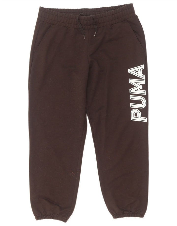 Pantaloni de trening cu grafic pentru femei Puma Pantaloni de jogging UK 14 Medium Black