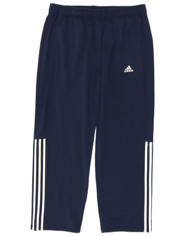 Pantaloni de trening Adidas pentru bărbați Marea Britanie 48/50 XL Bleumarin Poliester