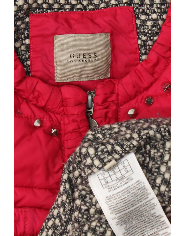 Jachetă căptușită pentru femei GUESS UK 12 Medium Pink Poliamidă