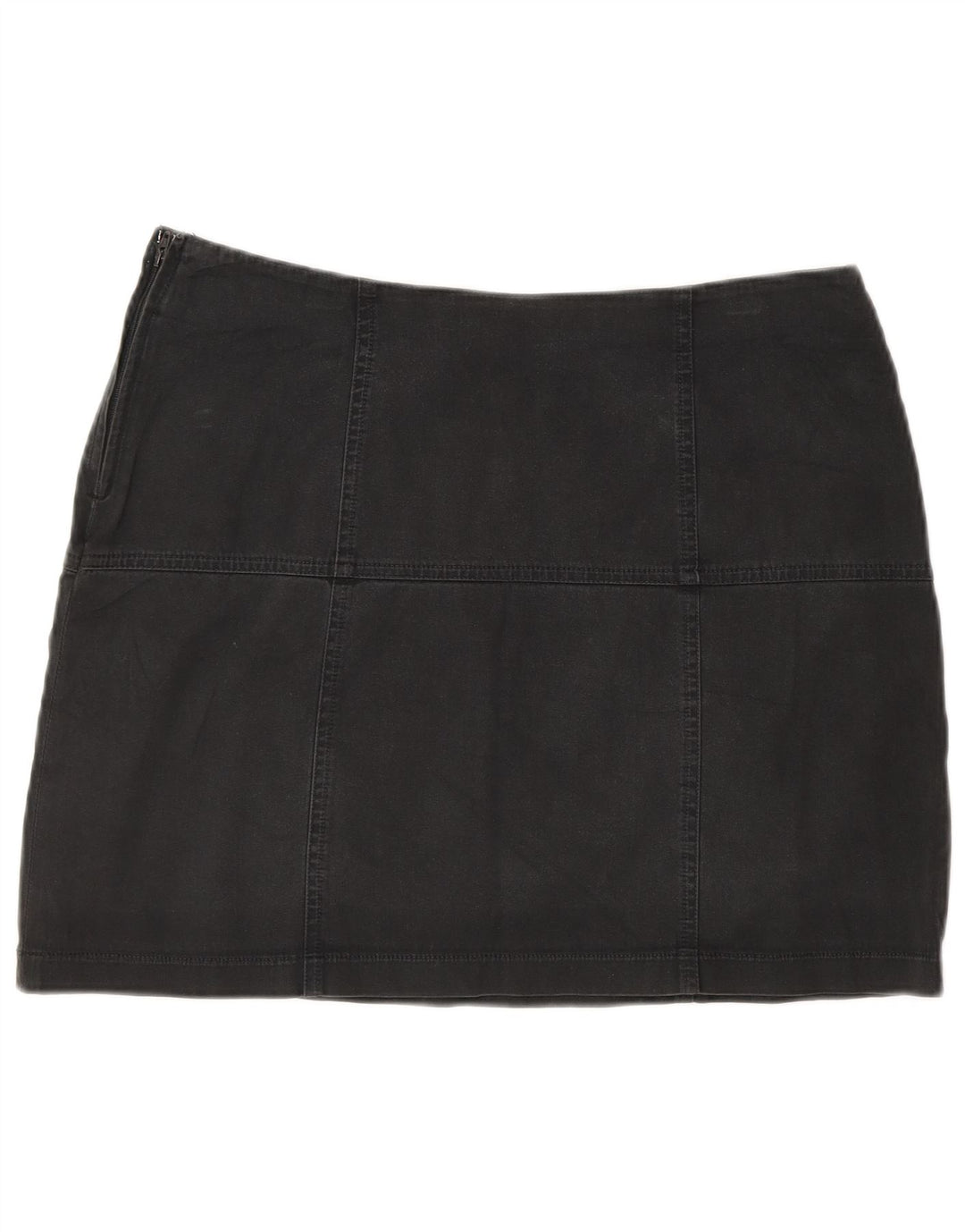 Fusta mini Calvin Klein pentru femei W30 bumbac gri mediu