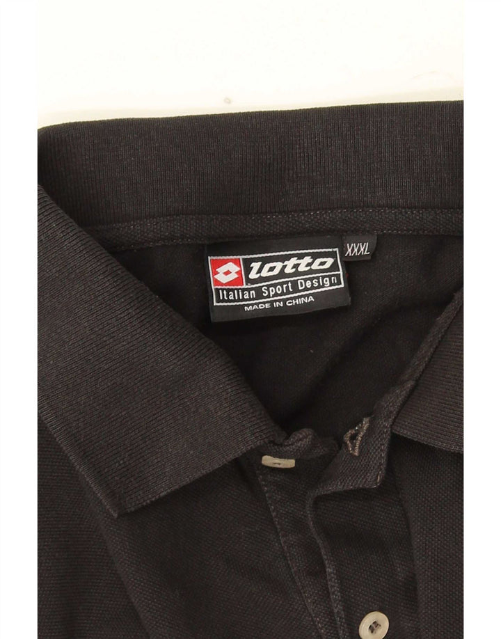 Tricou polo pentru bărbați Lotto 3XL negru