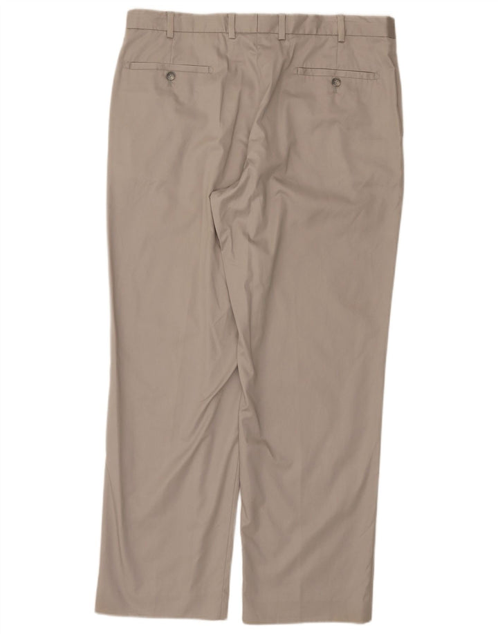 MARKS & SPENCER Pantaloni de costum pentru bărbați, L36 L31, gri bumbac