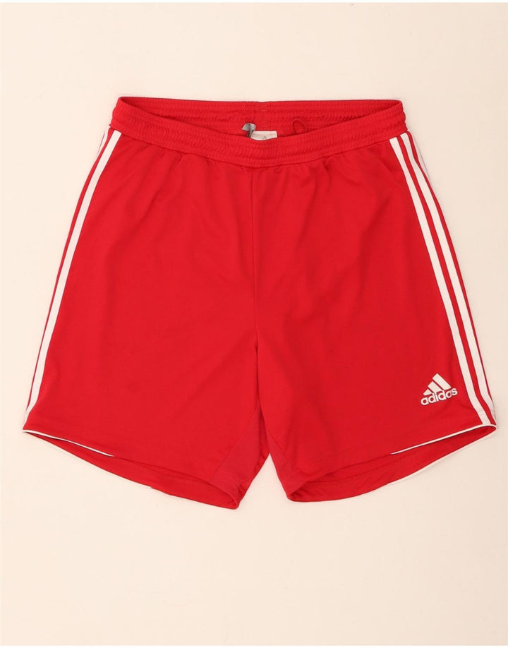 Pantaloni scurți sport pentru bărbați Adidas Climacool, poliester roșu mediu