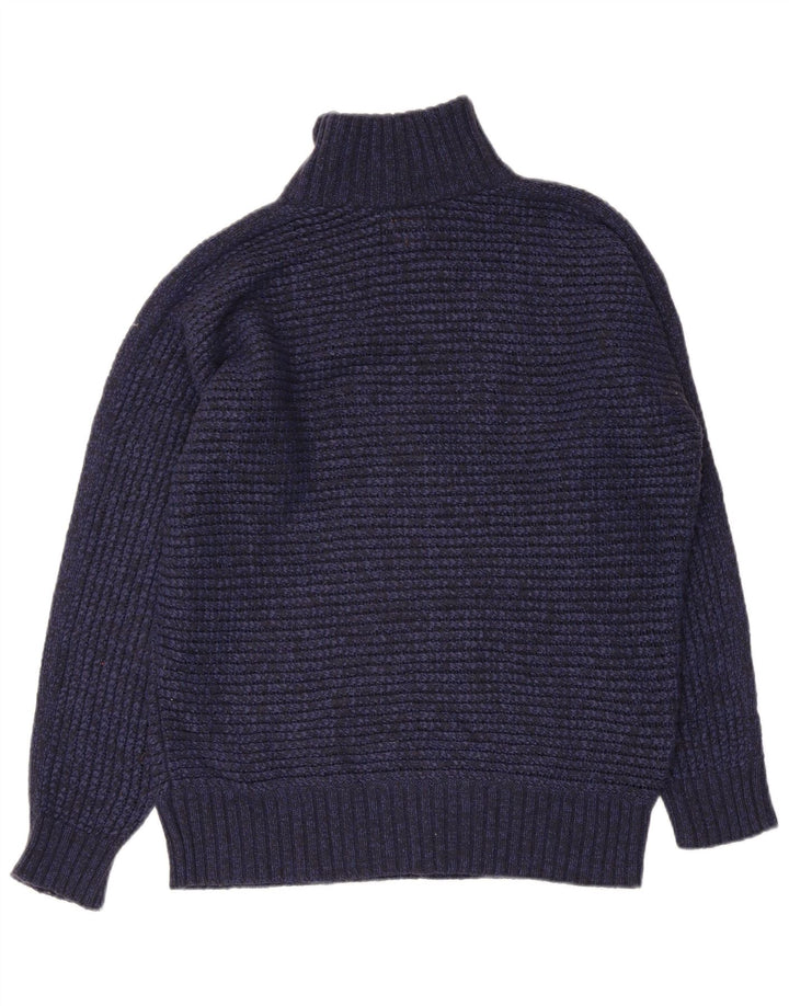 Pulover cu gât țestoasă pentru femei Massimo Dutti UK 10 Mic bleumarin