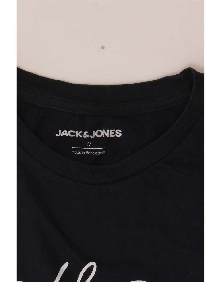 Tricou cu grafic Jack & Jones pentru bărbați Top Mediu Bleumarin