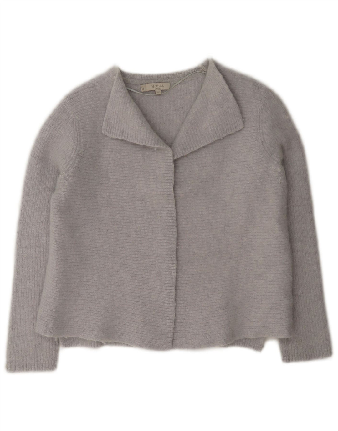 Pulover Hobbs pentru femei Crop Open Cardigan UK 12 Lână albastră medie