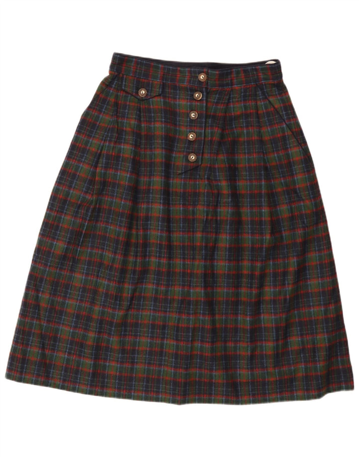 Fustă A-Line Loden Bavaria pentru femei EU 40 Medium W28, carouri multicolore