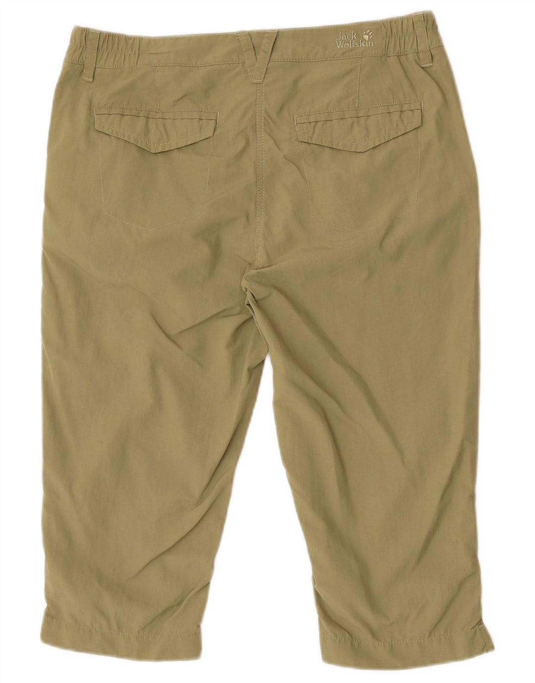 Bermude Jack Wolfskin pentru femei UK 10 Small W32 Kaki Poliamidă