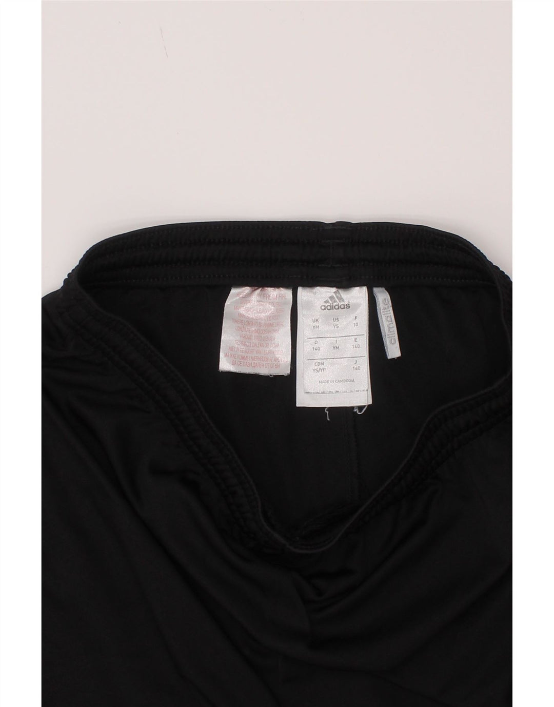 Pantaloni scurți sport adidas Climalite pentru băieți 9-10 ani poliester negru mediu