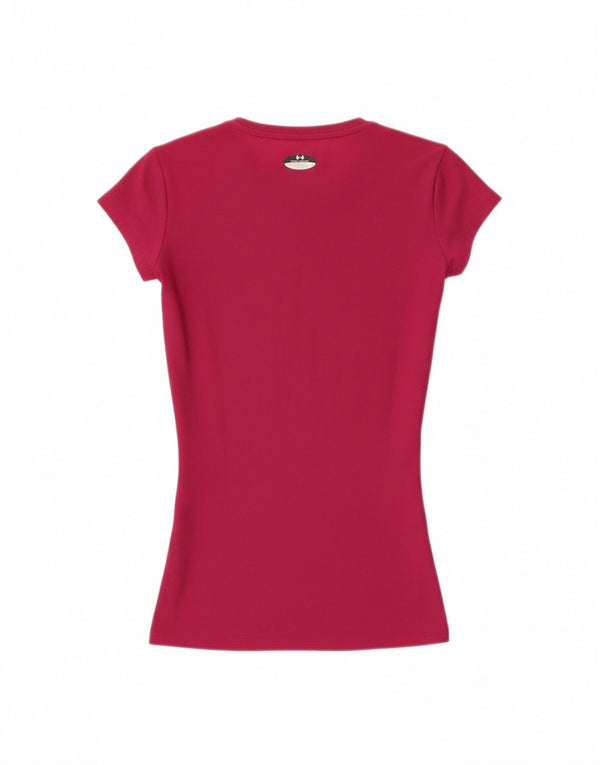 Tricou Under Armour pentru femei Top UK 4 XS roz poliester sport