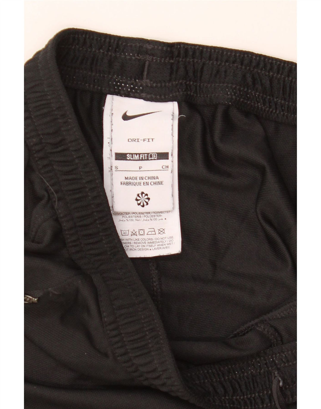 Pantaloni de trening Nike Dri Fit Slim Fit pentru bărbați, poliester negru mic