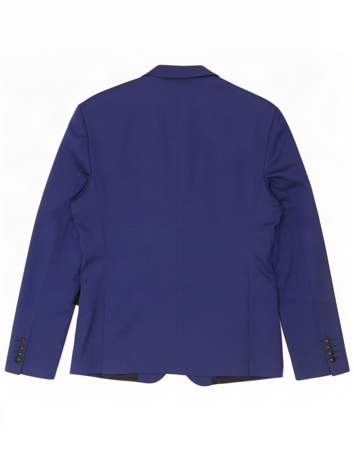 Blazer pentru bărbați Zara cu 2 nasturi EU 52 Mare Albastru