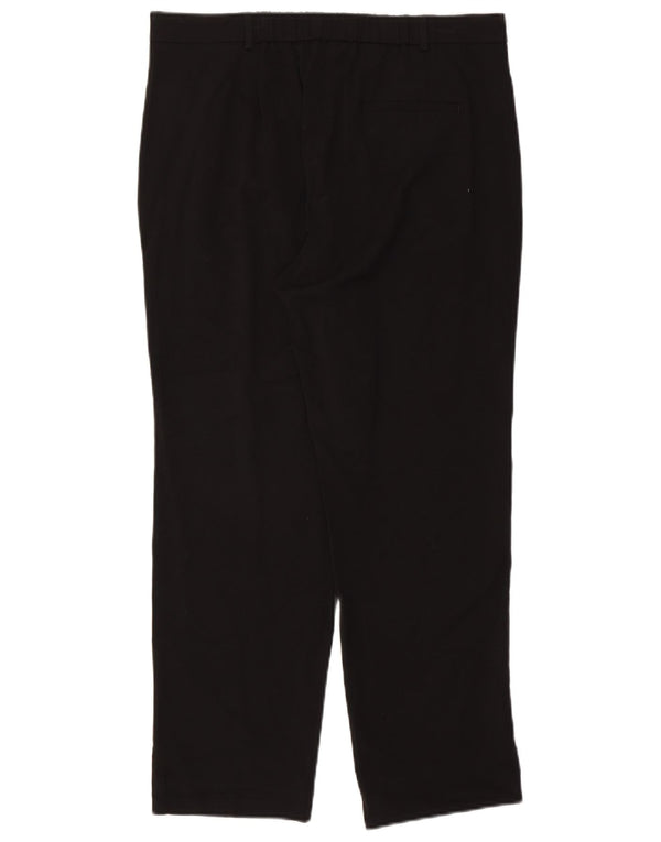 Pantaloni chino drepti pentru femei Marks & Spencer UK 16 Large W34 L28 Negru