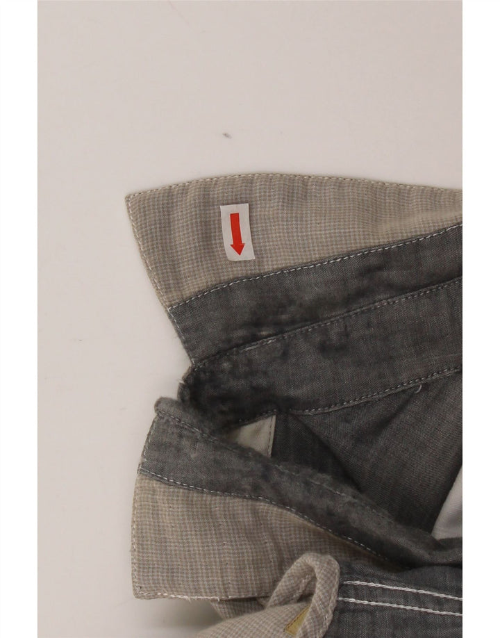 Cămașă Guess pentru bărbați 2XL, bumbac vichy gri