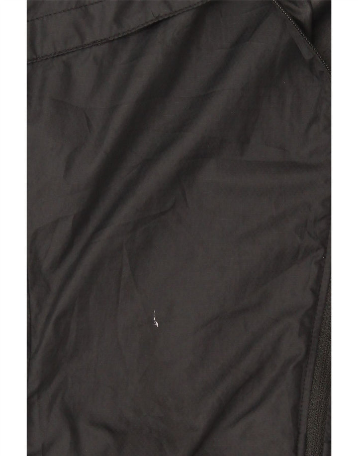 Jachetă de ploaie cu glugă Nike pentru femei UK 14 Medium Black Poliester Sports