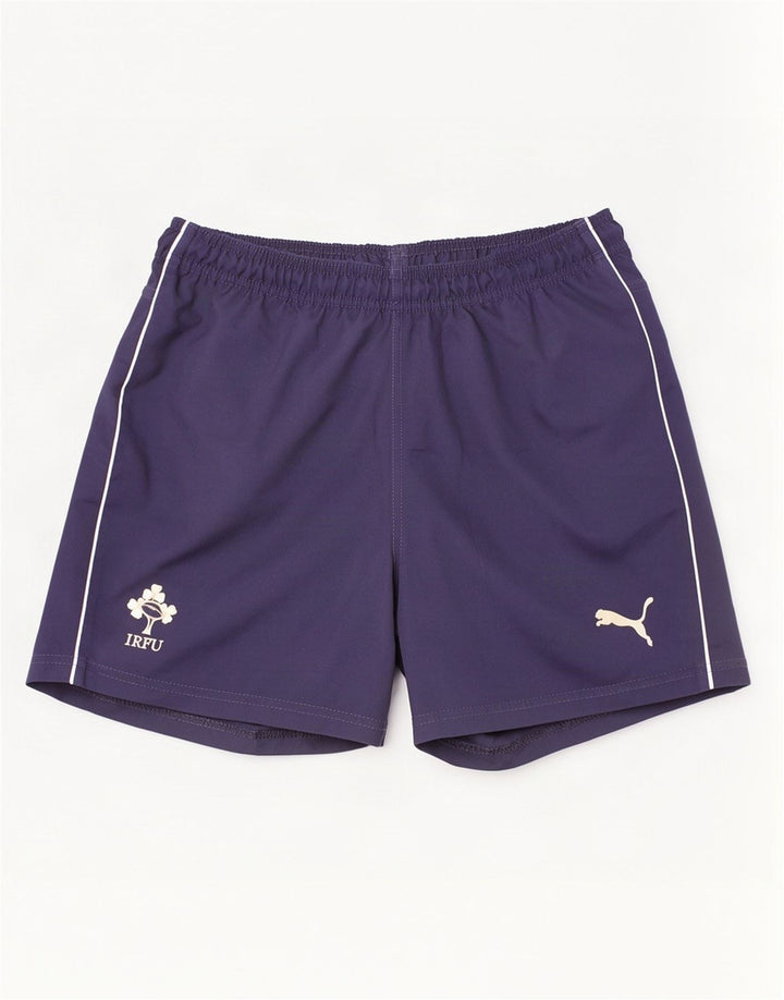 Puma Boys Ireland Sport Shorts 11-12 ani Poliester bleumarin