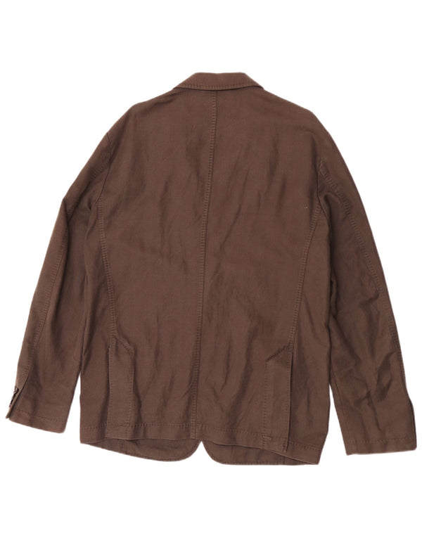 Blazer pentru bărbați Hugo Boss, cu 2 nasturi, EU 52 XL, in maro