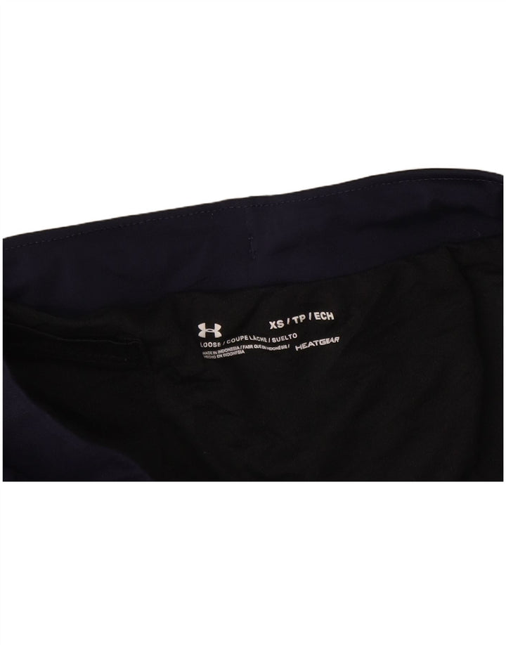 Pantaloni scurti sport UNDER ARMOUR pentru femei Heat Gear UK 4 XS bleumarin