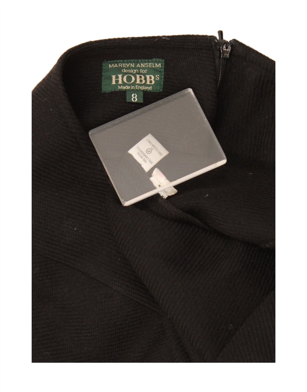 Fusta Maxi Hobbs pentru femei UK 8 Small W30 Lână neagră
