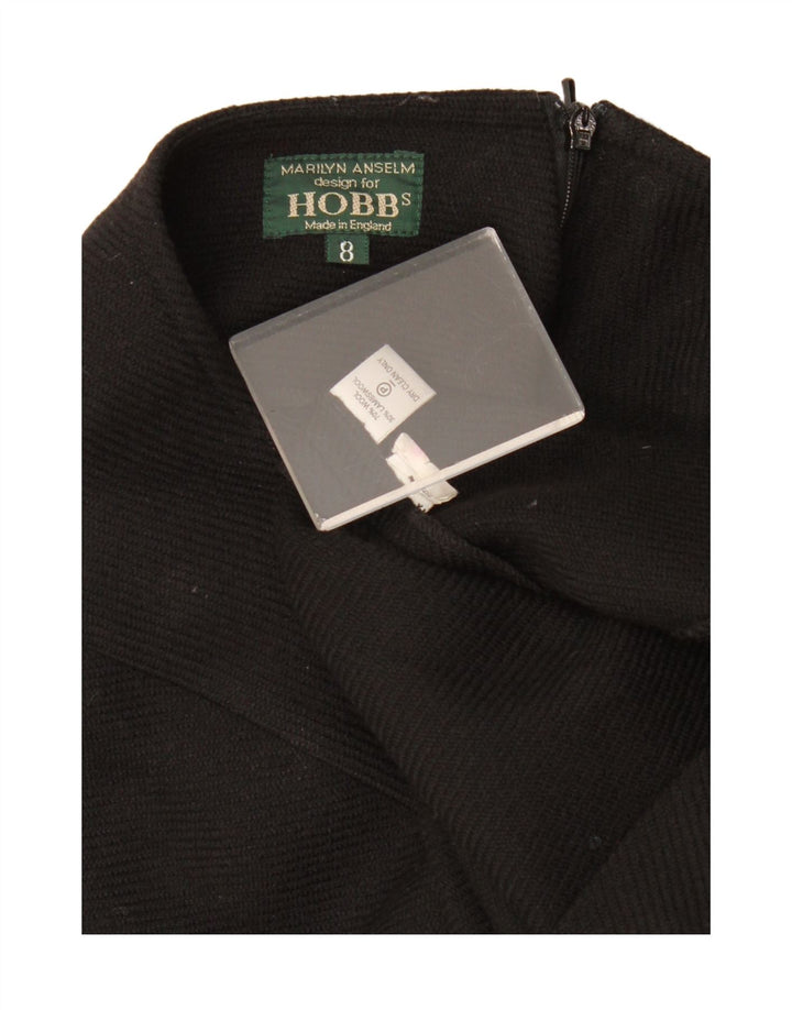 Fusta Maxi Hobbs pentru femei UK 8 Small W30 Lână neagră