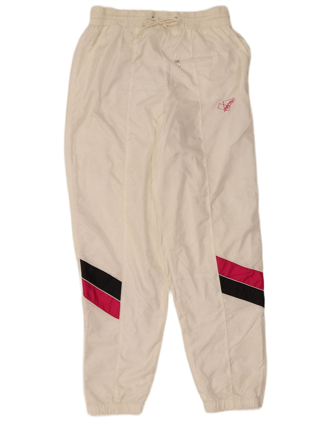 Pandora Pantaloni de trening pentru bărbați Joggeri mari, alb, poliamidă color bloc