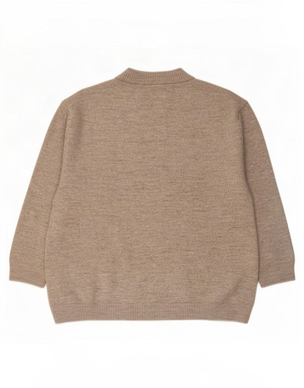 Pulover supradimensionat pentru femei Zara, cu decolteu rotund, UK 10, mic, gri pete