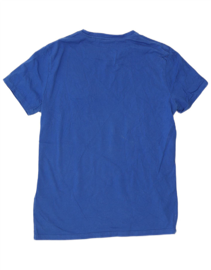 Tricou grafic pentru bărbați Superdry Top mare, albastru, bumbac