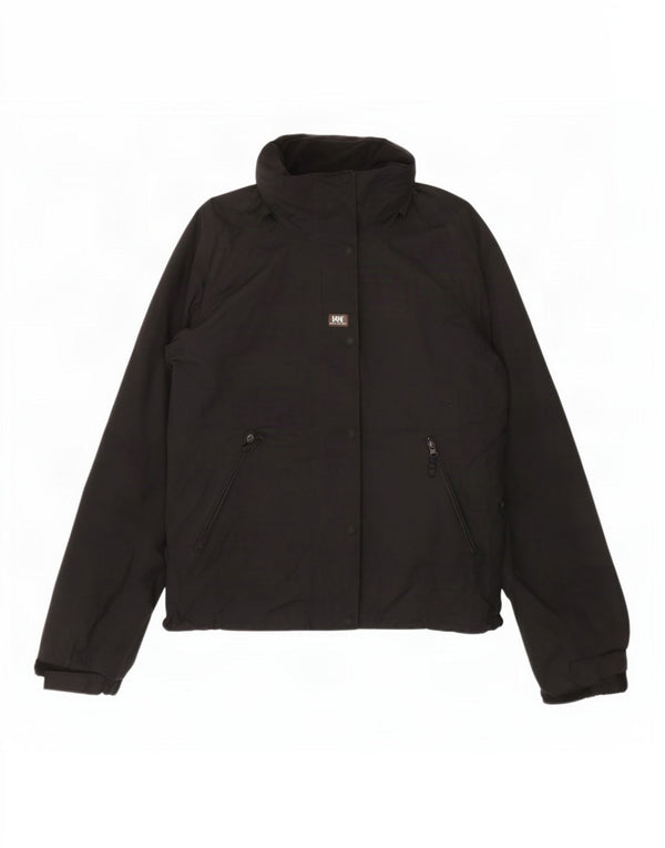 Jachetă de ploaie cu glugă pentru femei Helly Hansen UK 14 Poliester mediu negru