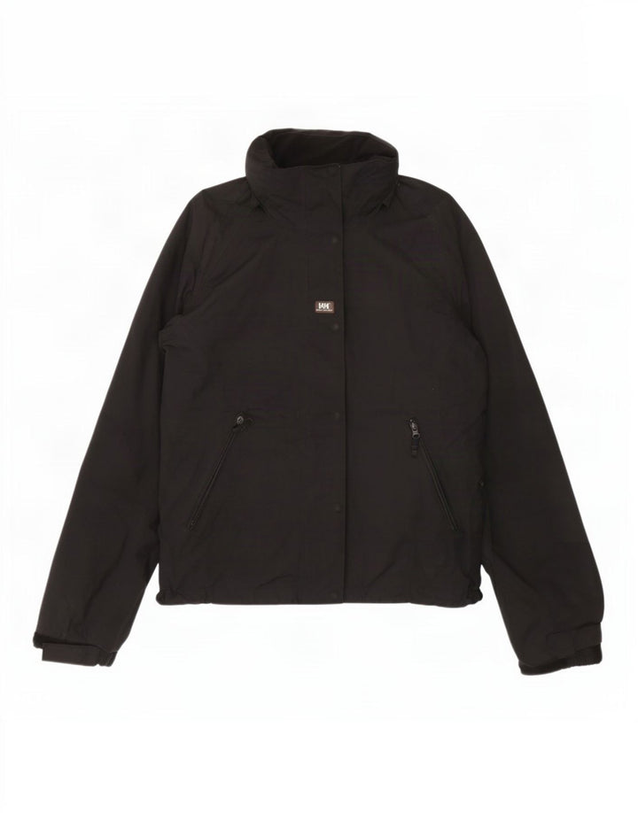 Jachetă de ploaie cu glugă pentru femei Helly Hansen UK 14 Poliester mediu negru
