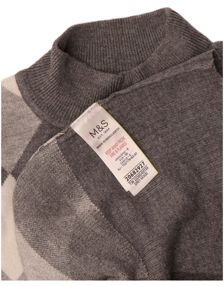 Pulover cu gât țestoasă pentru femei Marks & Spencer UK 8 mic gri