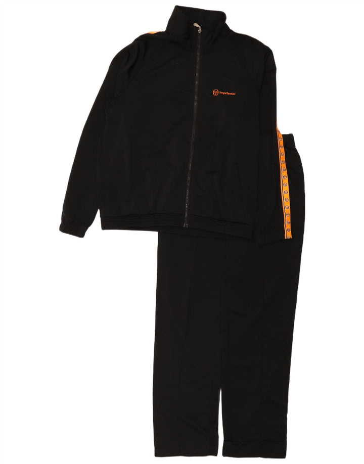 Trening complet grafic pentru bărbați Sergio Tacchini IT 54 XL, negru, bloc de culoare
