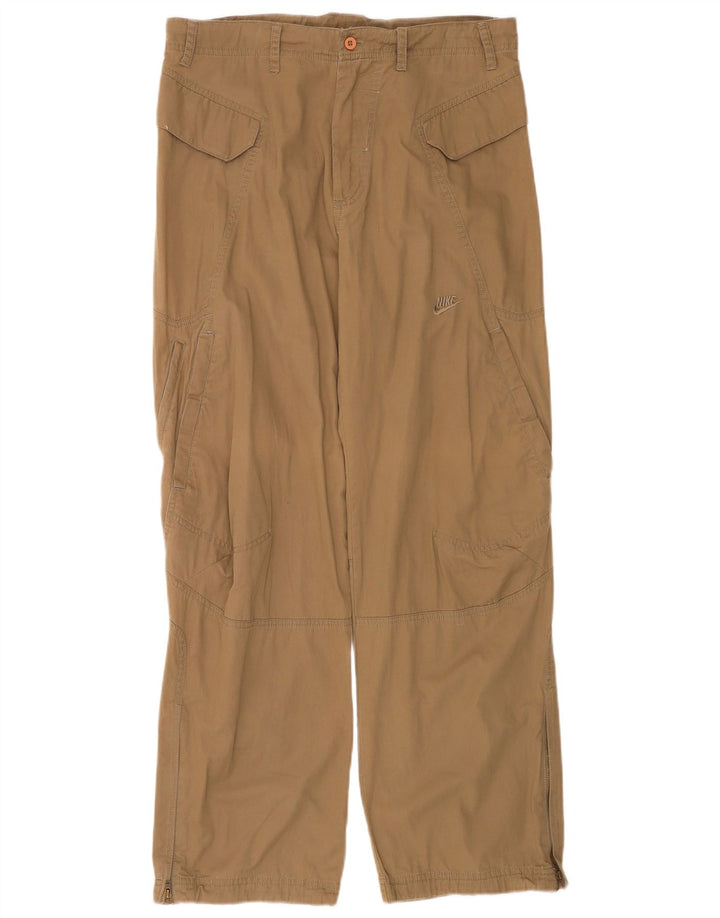 Pantaloni cargo drepți pentru bărbați Nike Mărime medie W30 L30 Bej, bumbac
