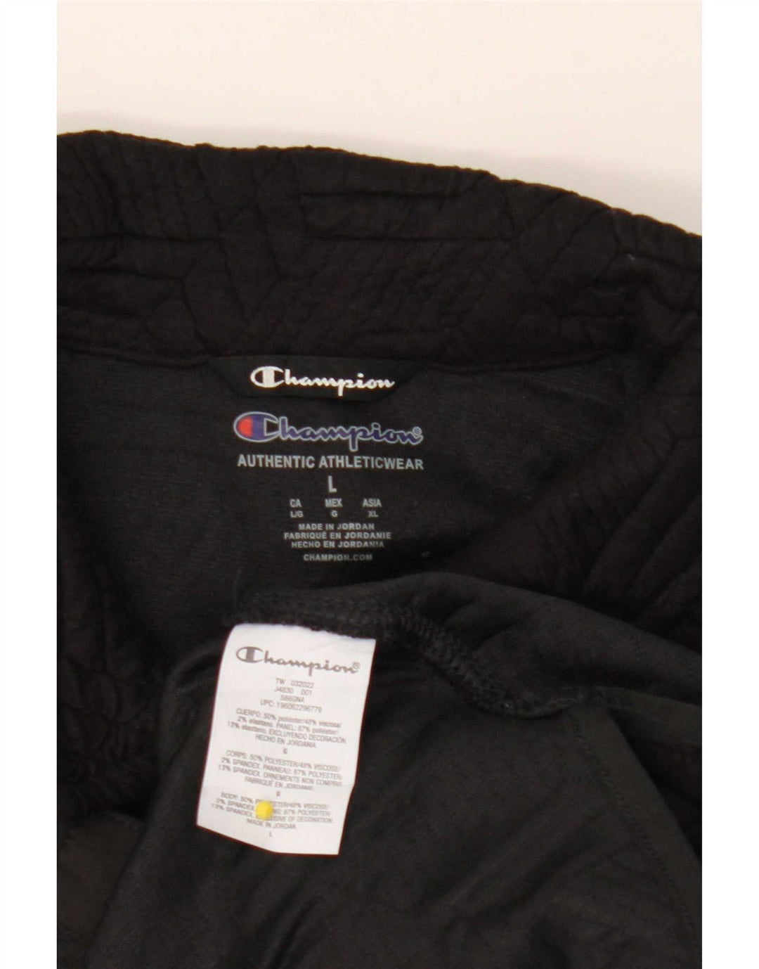 Jachetă de trening pentru femei Champion UK 16 Poliester geometric negru mare