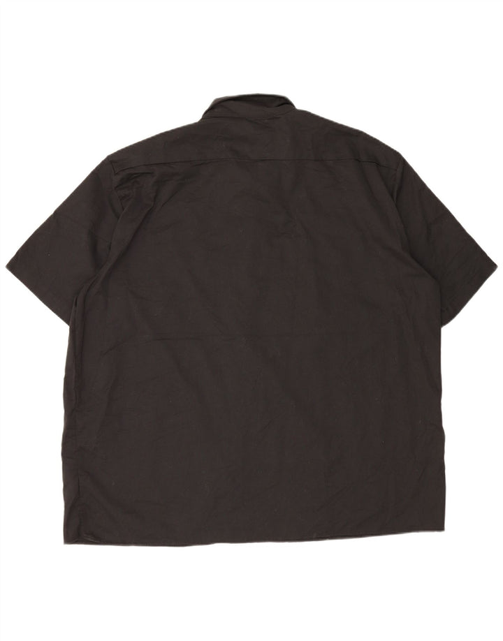 Cămașă cu mânecă scurtă pentru bărbați Dickies 2XL poliester negru