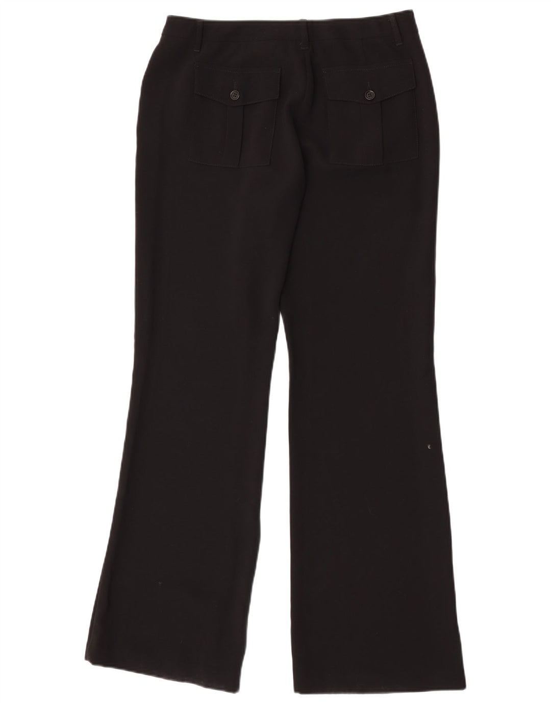 Pantaloni chino Bootcut pentru femei Benetton IT 44 Medium W28 L32 Poliester negru