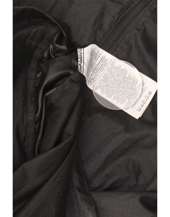 Jachetă de ploaie cu glugă Nike pentru femei UK 14 Poliester mediu negru