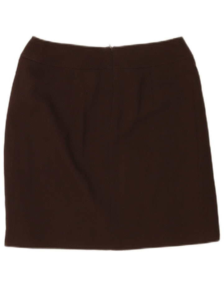 Max & Co. Fustă mini pentru femei UK 8 Small W26 Brown Lână virgină