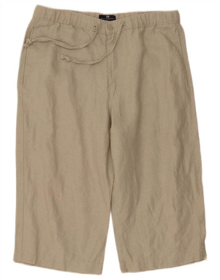 Bermude pentru bărbați Marks & Spencer Blue Harbour W34 Large Beige Linen