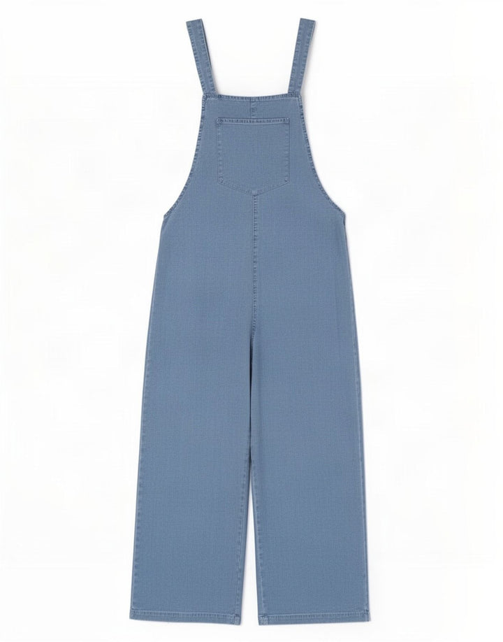 Salopetă de denim pentru femei Zara UK 10 Small Blue
