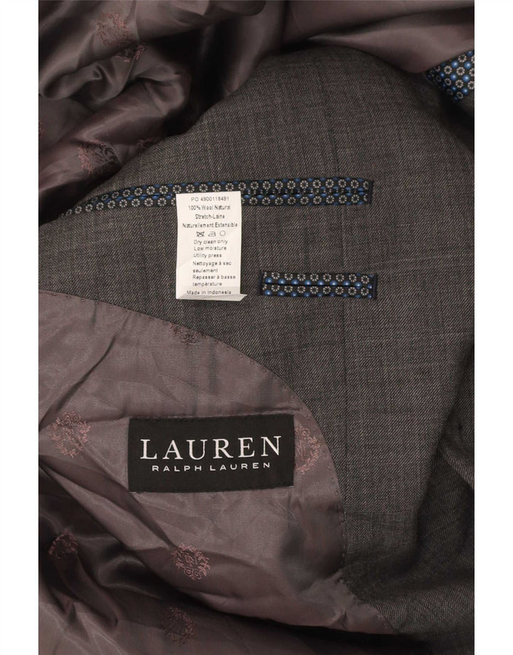 Jachetă pentru bărbați Ralph Lauren, cu 2 nasturi, pentru bărbați, UK 46 2XL, gri Clasic