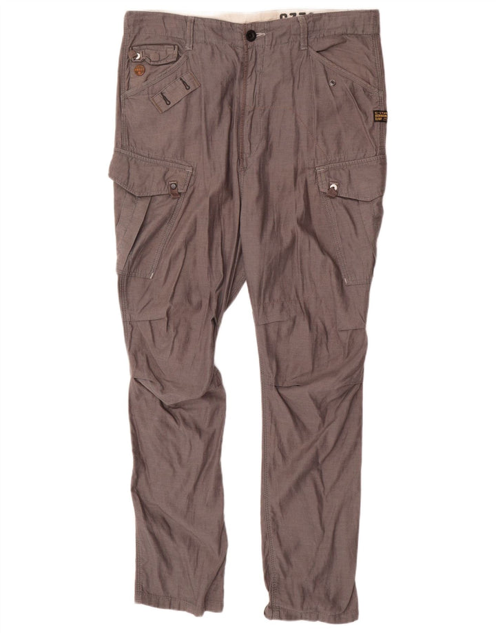 Pantaloni cargo subțiri pentru bărbați G-Star W29 L32 bumbac gri