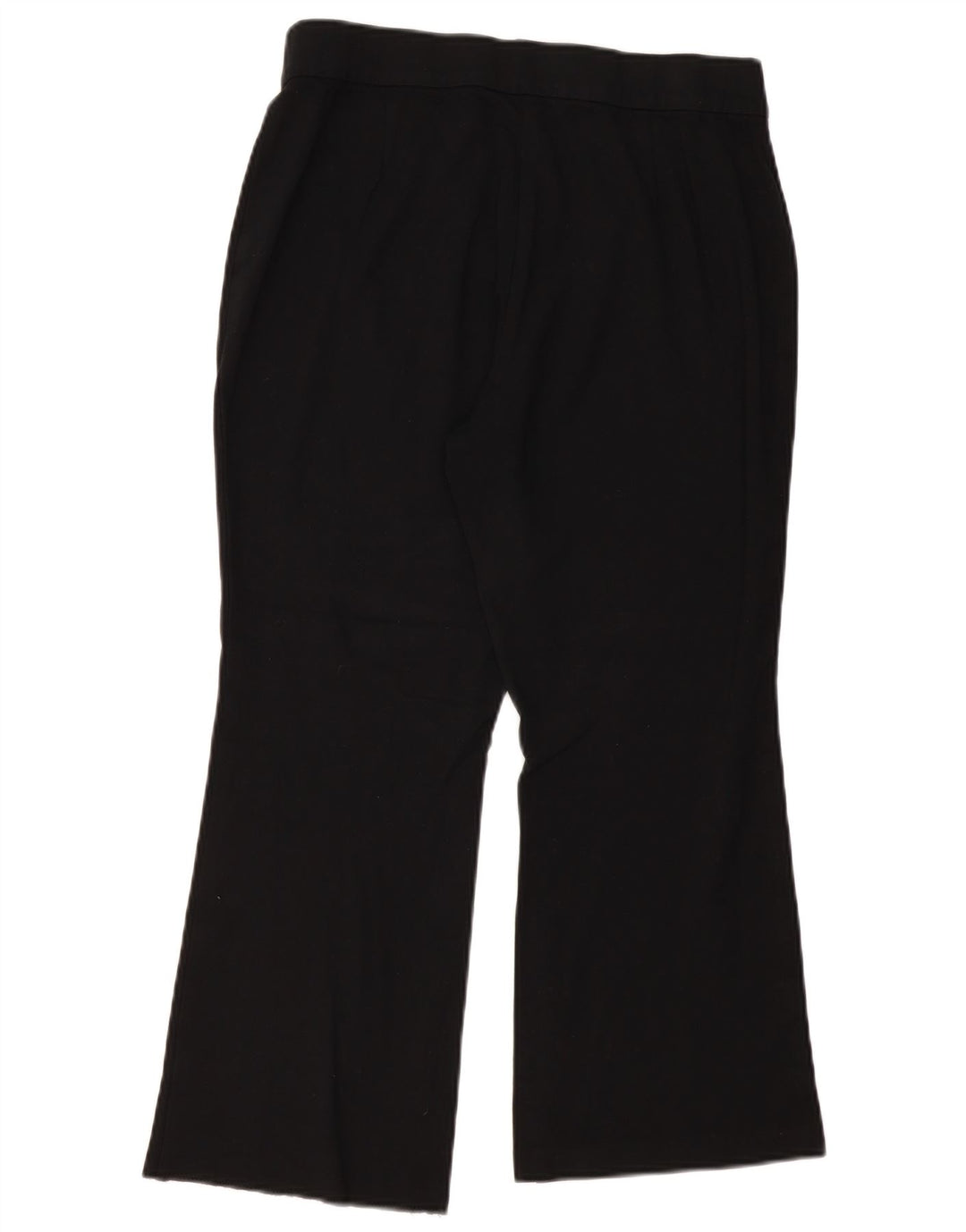 MARKS & SPENCER Pantaloni tăiați cu bootcut pentru femei UK 16 Large W32 L25 Black